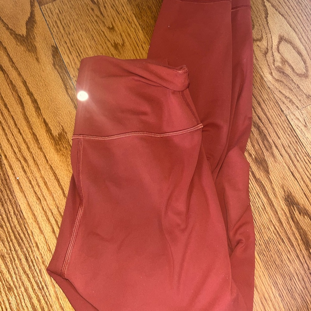 Lululemon Burnt Orange Leggings Size 4